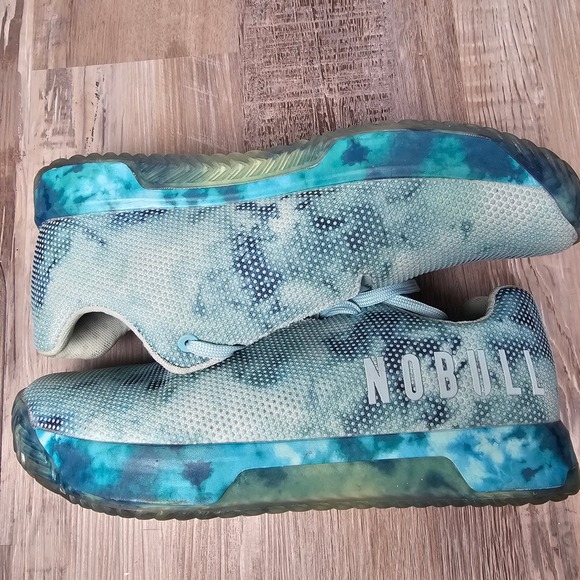 NOBULL Other - NOBULL Outwork SuperFabric Men 10 Women 11.5 Shoes Blue Tie Dye Artic Camo Gym